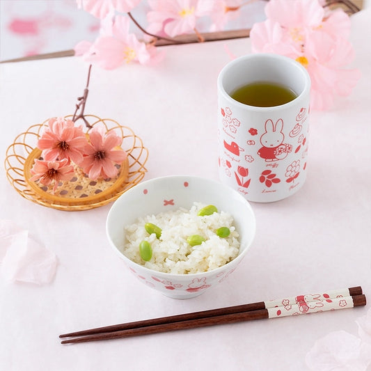 Flower Miffy 和食器『おはなみ』3種 アートフラワーセット