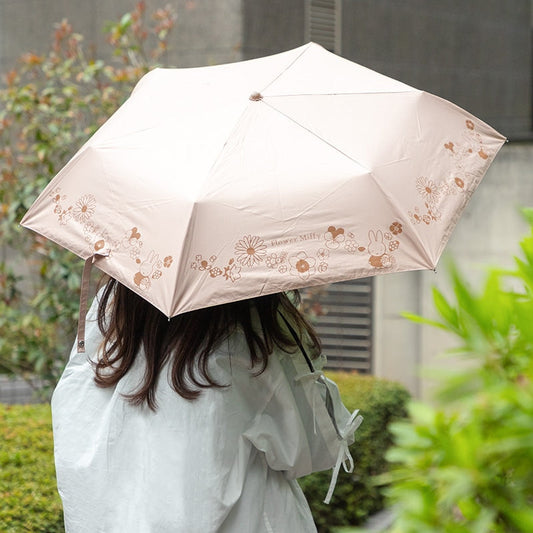 Flower Miffy 晴雨兼用傘 フローラルスプリング ピンク