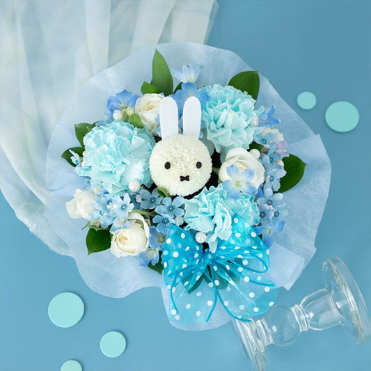 【直送商品D】ミッフィーマムアレンジ 青時雨